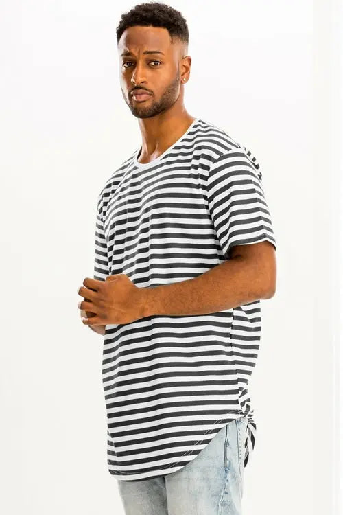 Black and White Stripes T-shirt    My Store