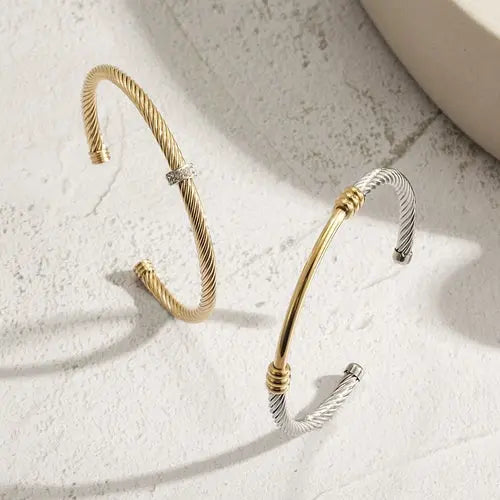 Bi-Color Bangle Set My Store