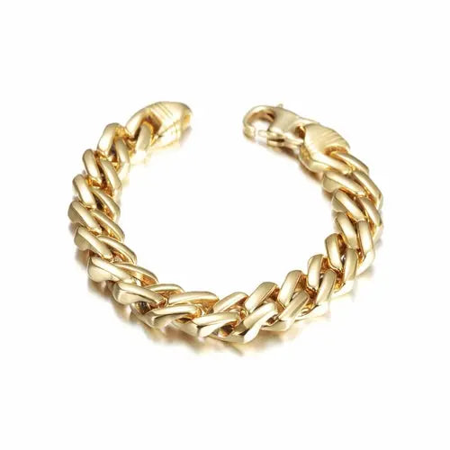 Cuban Chain Bracelet with Lobster Clasp My Store