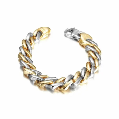 Cuban Chain Bracelet with Lobster Clasp My Store