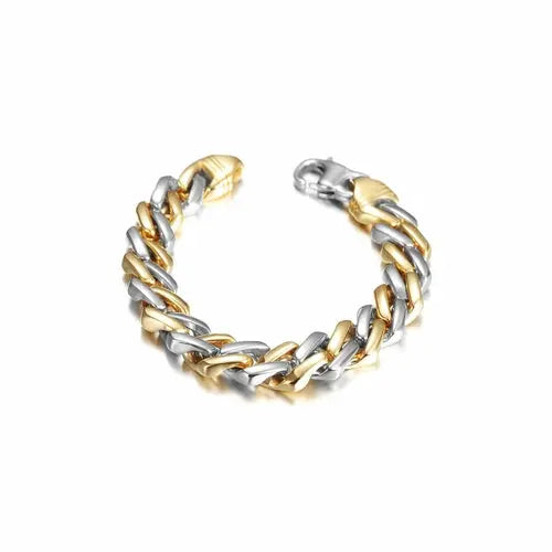 Cuban Chain Bracelet with Lobster Clasp My Store