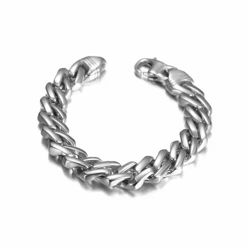 Cuban Chain Bracelet with Lobster Clasp My Store