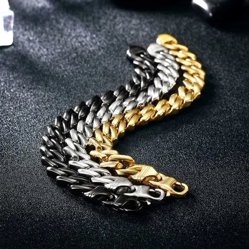 Cuban Chain Bracelet with Lobster Clasp    My Store