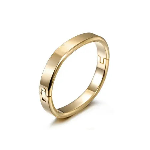 VINTAGE MINIMALIST BANGLE Gold My Store