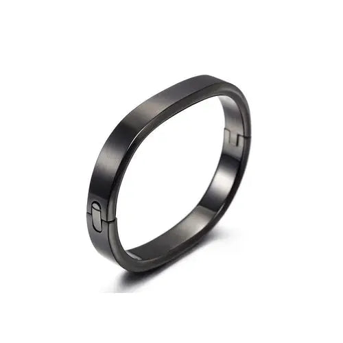 VINTAGE MINIMALIST BANGLE Black My Store