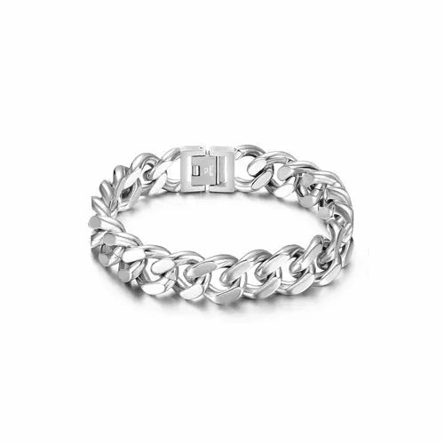 Cuban Link Chain Bracelet (7.5"/8.5") Silver / 7.5 My Store