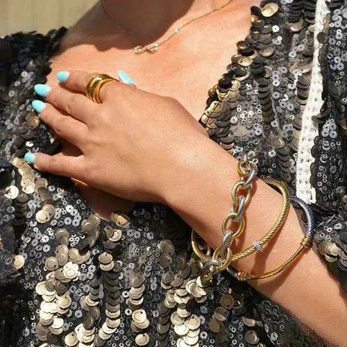 Bi-Color Bangle Set My Store