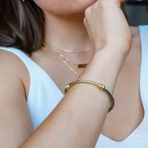 Bi-Color Bangle Set My Store