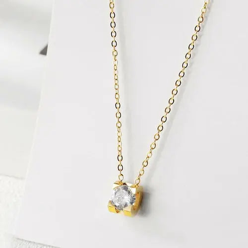 Cubic Zirconia Pendant Necklace My Store