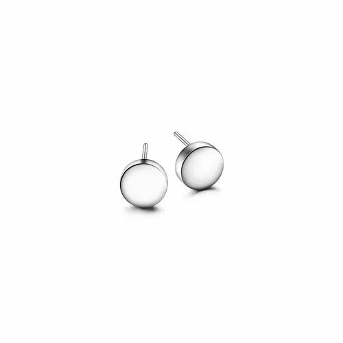Thumbtack Stud Earrings Silver My Store