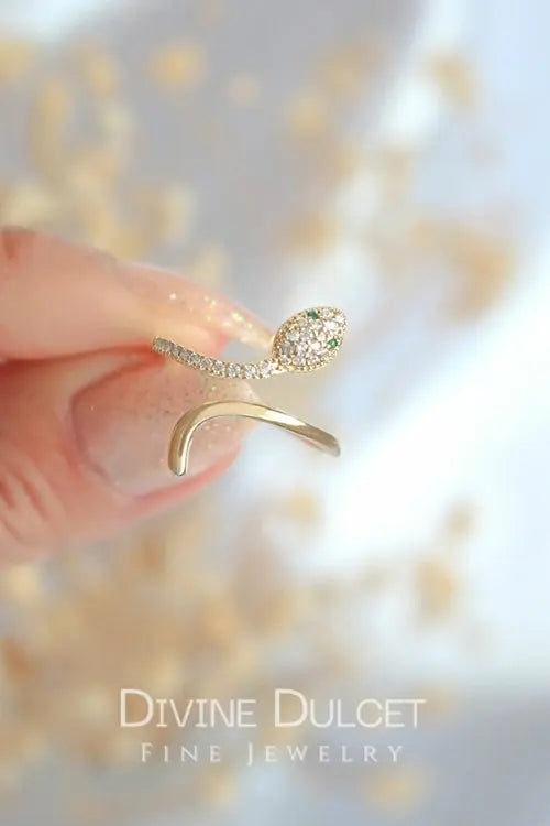 24 Karat Slytherin Adjustable Ring My Store