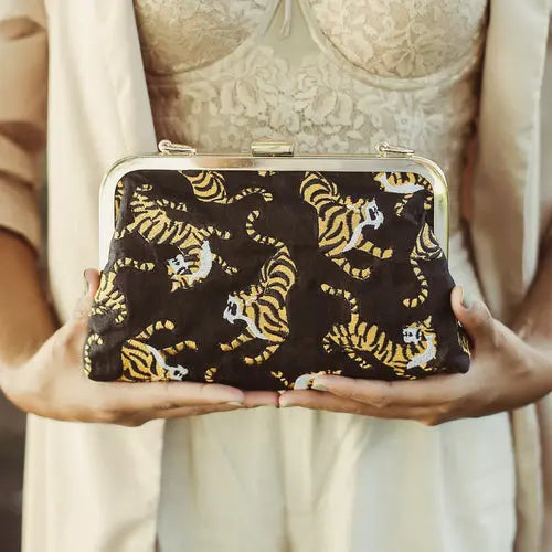 Sumatran Tiger Clutch, Black My Store