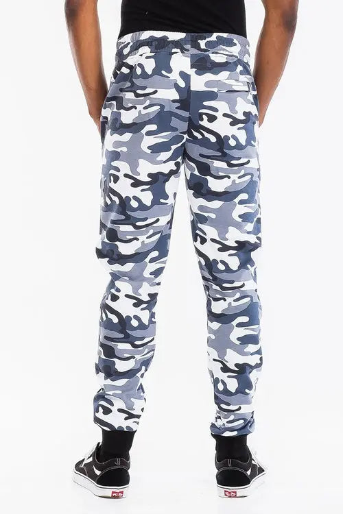 Grey and White Camo Sweat Pants My Store