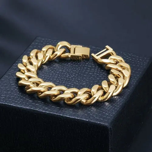 Cuban Link Chain Bracelet (7.5"/8.5")    My Store