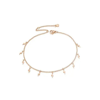 Lightning Charm Ankle Bracelet    My Store