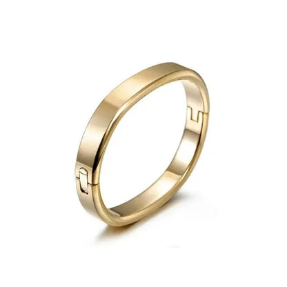 VINTAGE MINIMALIST BANGLE  Gold  My Store