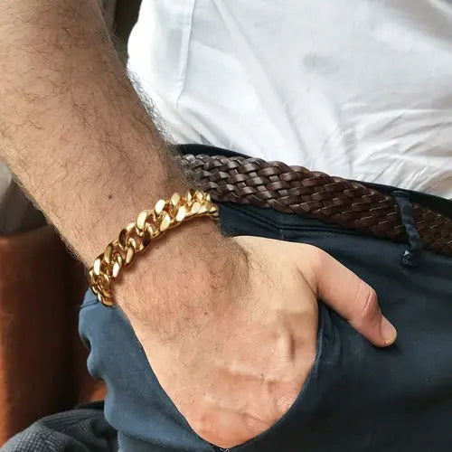 Cuban Link Chain Bracelet (7.5"/8.5")    My Store