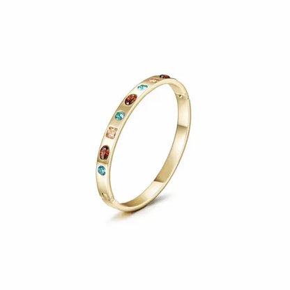 MULTI-STONE HINGE BANGLE    My Store