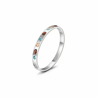 MULTI-STONE HINGE BANGLE    My Store