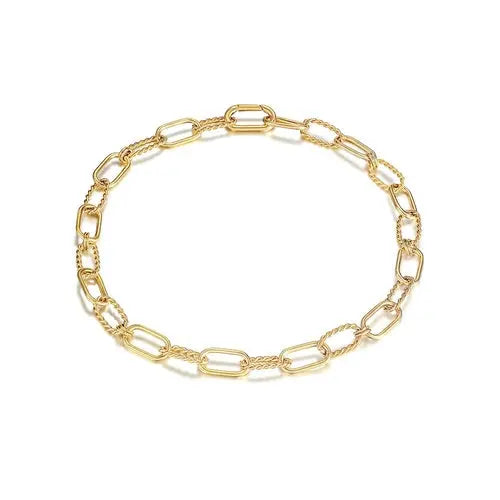 THREADER INTERLOCKING NECKLACE    My Store