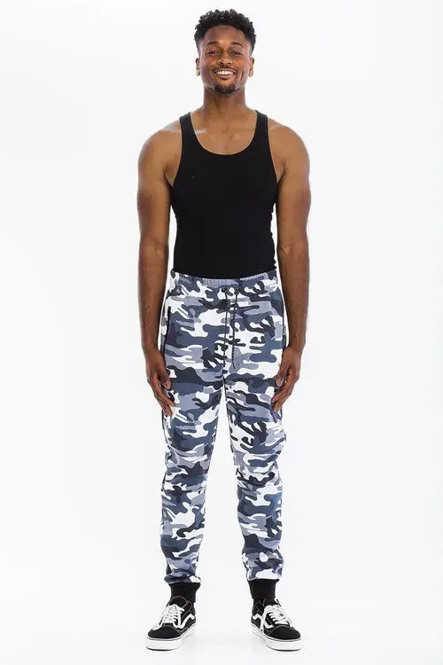 Grey and White Camo Sweat Pants    My Store